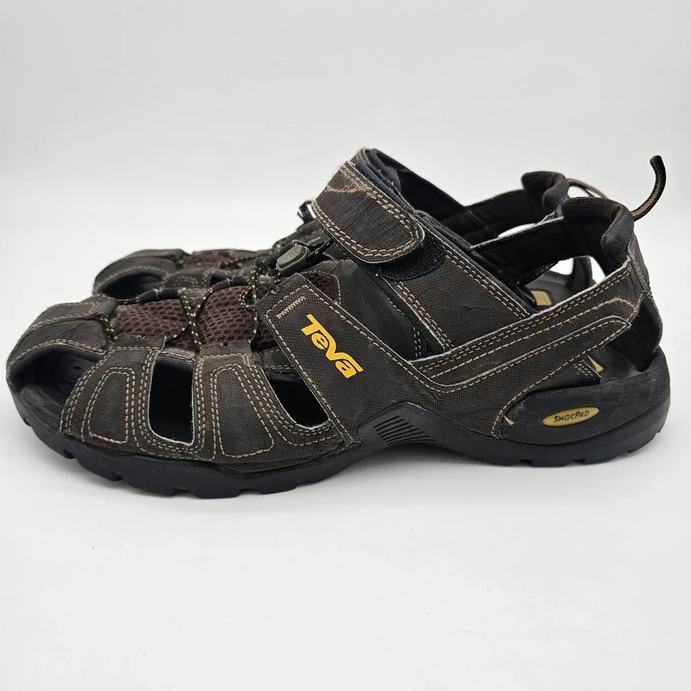 Teva Forebay Sandals Mens 12 Turkish Coffee Brown Hiking Outdoors 1001116